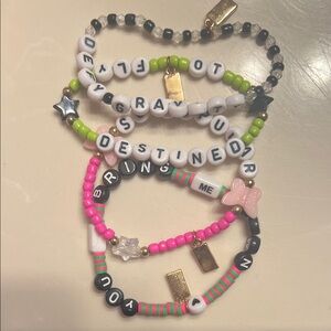 Hot Topic Wicked Friendship Bracelets Set of 4